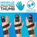 BraceAbility Two Finger Immobilizer - Hand & Buddy Splint Cast for Broken Joints - Mallet/Trigger Finger Extension - Medium Size - Buy Online on GoSupps.com