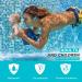 Reusable Silicone Earplugs for Sleep Swimming & Noise Suppression - Blue & Green 32-Pack for Travel Shooting Range & More - Buy Online on GoSupps.com