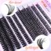 Boahankuke 2 Style Cluster Lashes Extension Kit - D Curl Natural Individual Volume Eyelashes with Bond and Seal Glue - 200PCS 10-18MM - Buy Online on GoSupps.com