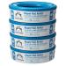 Amazon Brand - Mama Bear Diaper Pail Refills for Diaper Genie Pails, 1080 Count (4 Packs of 270 Count) 270 Count (Pack of 4) Diaper Pail Refills Only
