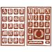 Armour Etch Over N Over Stencil, 1-Inch High Alphabet, 2 Pages