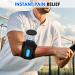 FCNUSX Elbow Brace for Tendonitis & Tennis Elbow - Compression Arm Strap for Pain Relief - Golfers Compression Sleeve - One Size Black - Buy Online on GoSupps.com