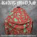 King Midas Empire Vintage Barber Cape | Professional Salon Hair Cutting Cape with Snap Closure | Red & Green Design - Shop Internationally - Buy Online on GoSupps.com