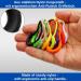 40 Colorful Zipper Pendants - 60x30mm Nylon Replacement Zippers Set for Repair - Threading Accessories - Buy Online on GoSupps.com