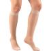 Truform Sheer Compression Stockings for Women - 15-20 mmHg Knee High Large Nude with Dot Pattern - 1 Pair - Buy Online on GoSupps.com