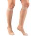 Truform Sheer Compression Stockings 15-20 mmHg Women's Knee High Length Dot Pattern Nude Large Nude Large (1 Pair) Dot Pattern