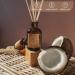 Ecodrop Coconut & Sandalwood Diffuser Set - 100ml | Strong Scented Aromatherapy Fragrance Oil a Glass Bottle & 6 Wooden Reed Sticks Set | Home Decor for Living Room Bathroom & Bedroom Coco Sandalwood Set - Buy Online on GoSupps.com