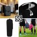 55 Sport Ventilated Football Shoe Bag with Zipper Pocket - Black | One Size | International Shipping Available - Buy Online on GoSupps.com