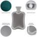 Blum Valley 1.5L Baby Heat Bottle - Washable Soft Fleece Hot Water Bottle for Children - Eco-Friendly Natural Rubber - Green Fluffy Bed Bottle - Buy Online on GoSupps.com