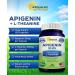 aSquared Nutrition Apigenin & L-Theanine Capsules - 120 Count - Natural Sleep & Relaxation Supplement - Buy Online on GoSupps.com