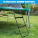 2 Step Universal Trampoline Ladder | Rust-Resistant Steel | Wide Skid-Proof Steps | 41 Length | Accessories Included - Buy Online on GoSupps.com