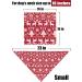 Aring Pet Dog Bandana - Soft Cotton Christmas Reindeer Bibs for Small to Large Dogs & Cats - Buy Online on GoSupps.com