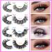 Newcally 20 Pairs D Curl Mink False Eyelashes - Fluffy Natural Look Russian Strip Lashes - Buy Online on GoSupps.com