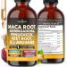 Organic Maca Root Liquid Drops with Ashwagandha, Nettle, Fenugreek, Beet Root and L-Arginine Liquid Multivitamin for Women and Men 2 Fl Oz (Pack of 1)