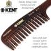 Kent 21T 8 Large Hair Detangling Comb - Wide Teeth for Thick Curly Hair - Handmade in England, Cellulose Saw-Cut - Long Hair Detangler for Wet/Dry - 1-Pack - Buy Online on GoSupps.com