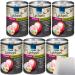 Edeka Lychees Pack of 6 boxes of 425 g lightly sweetened, fruity and aromatic + usy block