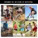 2 Pack Professional Ultra Knee Compression Sleeve for Men Women - Grey Large - Knee Braces for Pain Relief and Support - Buy Online on GoSupps.com