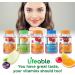 Lifeable Collagen & Vitamin C + Vitamin B6 Gummies Bundle - Great Tasting Vitamin Supplement Gluten Free GMO Free Chewable Gummy - Buy Online on GoSupps.com