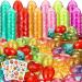 Large Diamond Easter Eggs with Easter Stickers 3 Inch Fillable Plastic Pastel Easter Eggs Translucent Colorful Easter Eggs Bulk for Filling Treats Basket Stuffer Filler Easter Hunt Party (48 Pcs)