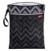 Ruvalino Wetbag fabric diapers diaper bag Reusable waterproof with 2 large zipper bags baby naspacks cloth diapers organizer bags for on the go (black)