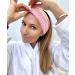 Pop Mask Pink Spa Headband | Soft Adjustable Microfiber for Skincare | Super Absorbent & Gentle on Sensitive Skin - Buy Online on GoSupps.com