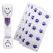Smile Toothbrush Timer & 40 Disclosing Tablets (Purple Timer)