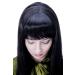 Buy WIG ME UP 3114-2 Black Gothic Wig with Cute Cheeky Bangs - Long & Stylish International Shipping Available - Buy Online on GoSupps.com