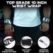 PNI Wrist Wraps for Weightlifting and Powerlifting - Heavy Duty 18 IN Gray Camo | Gym Accessories - Buy Online on GoSupps.com