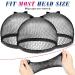 50 Piece Stretchy Nylon Wig Caps - Black Fishnet Wig Cap for Women, Men, Girls - Weaving Cap Liner - Buy Online on GoSupps.com