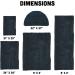 Doggy Place Microfiber Door Mat - Soft & Plush Pet Mat - Absorbent & Non-Slip - Medium 31x20 Ash - Buy Online on GoSupps.com