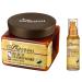 Savannah Hair Therapy Bundle - Shea Butter Treatment Oil 1.69 oz (50ml) + Hair Mask 16.9 oz (500ml) Deep Conditioner Natural Keratin Treatment for Dry Damaged hair vitamin B6 Sodium Chloride Free.