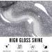 Gel Nail Polish Set - Glitter Gel Nail Polish Black & White Nail Polish Shimmering Holographic Nail Polish Soak Off UV Gel Nail Art Painted Gel for Manicure DIY At Home Women Girl Holographic Set - Buy Online on GoSupps.com