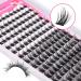 D Curl Lash Cluster Kit DIY Extension with Bond, Seal & Tweezer - 168pcs Russian Individual Eyelash Extension Set for Beginners - B-Cluster Lashes 10-16MM - Buy Online on GoSupps.com