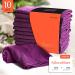 10 Pack TASALON Microfiber Hair Towel - Quick Dry Salon Towels - Ultra-Soft 29 x 16 Inches - Purple - Buy Online on GoSupps.com