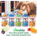 Lifeable Probiotic 2 Billion CFU Kids + Calcium Magnesium Kids Gummies Bundle - Great Tasting Vitamin Supplement Gluten Free GMO Free Chewable Gummy - Buy Online on GoSupps.com