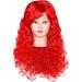 Matissa Women Long Wavy Wig | Red Cosplay Wig for Party & Costume | Best Quality International Shipping - Buy Online on GoSupps.com