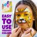 Blue Squid Face Paint Crayons for Kids - 36 Jumbo Makeup Crayons - Safe for Sensitive Skin - 8 Metallic & 28 Classic Colors - Ideal for Birthdays & Halloween - 1 Pack - Buy Online on GoSupps.com