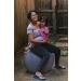 Vivora Luno Felt Exercise Ball Chair - Standard Size for Home Offices - Balance Training & Yoga Anthracite - Buy Online on GoSupps.com