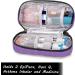 CURMIO Epipen Carrying Case for Adult and Kid - Purple | Portable Medicine Supplies Bag for EpiPens, Auvi-Q, Syringes, Vials, Nasal Spray - Home and Travel - Buy Online on GoSupps.com