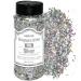 Hemoer Holographic Chunky Glitter silver 100g chunky sequins glitter craft glitter for resin face nail body handicrafts slime festival party glitter powder for nails glitter