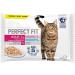 Meal for adult cats sterilized 52 fresh bags (13 packs of 4 x 85 g) - wet feed for cats in sauce with salmon/white fish - full food & balanced feed adult cat salmon & white fish