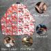 King Midas Empire Moses Edition Barber Cape - Professional Red/White Salon Hair Cutting Cape for Stylists - Buy Online on GoSupps.com