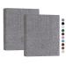 Mublalbum Small Photo Album 4x6 Photos 2 Pack Linen Cover Mini Brag Book Photo Album Each Small Album Holds 52 Vertical 4x6 Photos for Artwork Postcards or Picture Storage (Gray) 2 Pack for 4x6 photos Gray