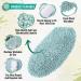 MAYSHINE Plush Shaggy Black Toilet Seat Lid Cover | Soft Chenille Microfiber, Machine Washable | Absorbent Cushion for Comfort - Buy Online on GoSupps.com