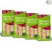 Friendly Grains - Crunchy Rollers - Organic Rice Snacks - Apple Cinnamon (4 packs of 6)