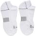 Zulu Cushioning Performance No Show Socks - Small White (3 Pair) | Men & Women - Buy Online on GoSupps.com