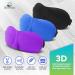 Serenily Super Smooth Sleep Mask - 3 Pack | Lightweight 3D Contoured Eye Mask for Sleeping with Adjustable Strap | Includes Earplugs | Travel Blindfold Mask - Buy Online on GoSupps.com
