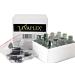 Vivalpex 12 Count Green 2 oz Glass Bottles with Glass Eye Dropper - Perfect for Essential Oils & DIY Projects | International Shipping Available - Buy Online on GoSupps.com