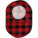 Ostomy Bag Cover Red Buffalo Check | Stylish & Comfortable | 3.25" Opening | International Shipping Available - Buy Online on GoSupps.com