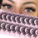 FANXITON Cat Eye False Eyelashes - 10 Pairs Wispy Mink Lashes Fluffy 18mm C Curl for Natural Look - Buy Online on GoSupps.com